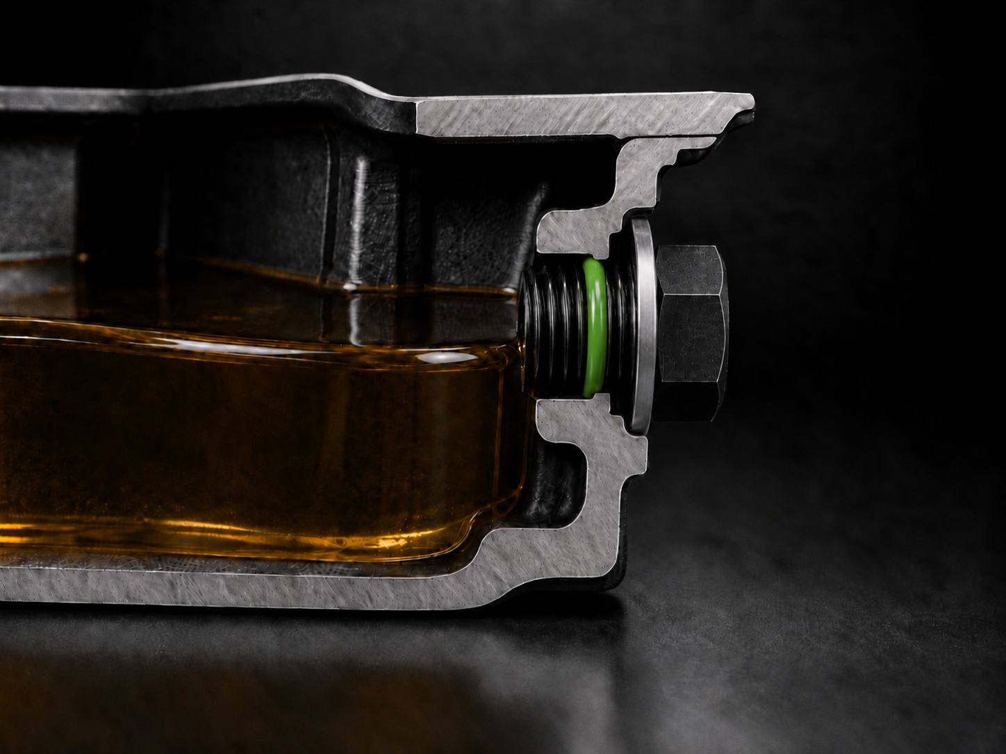 SMART-O® cutaway showing the oil-activated sealing ring