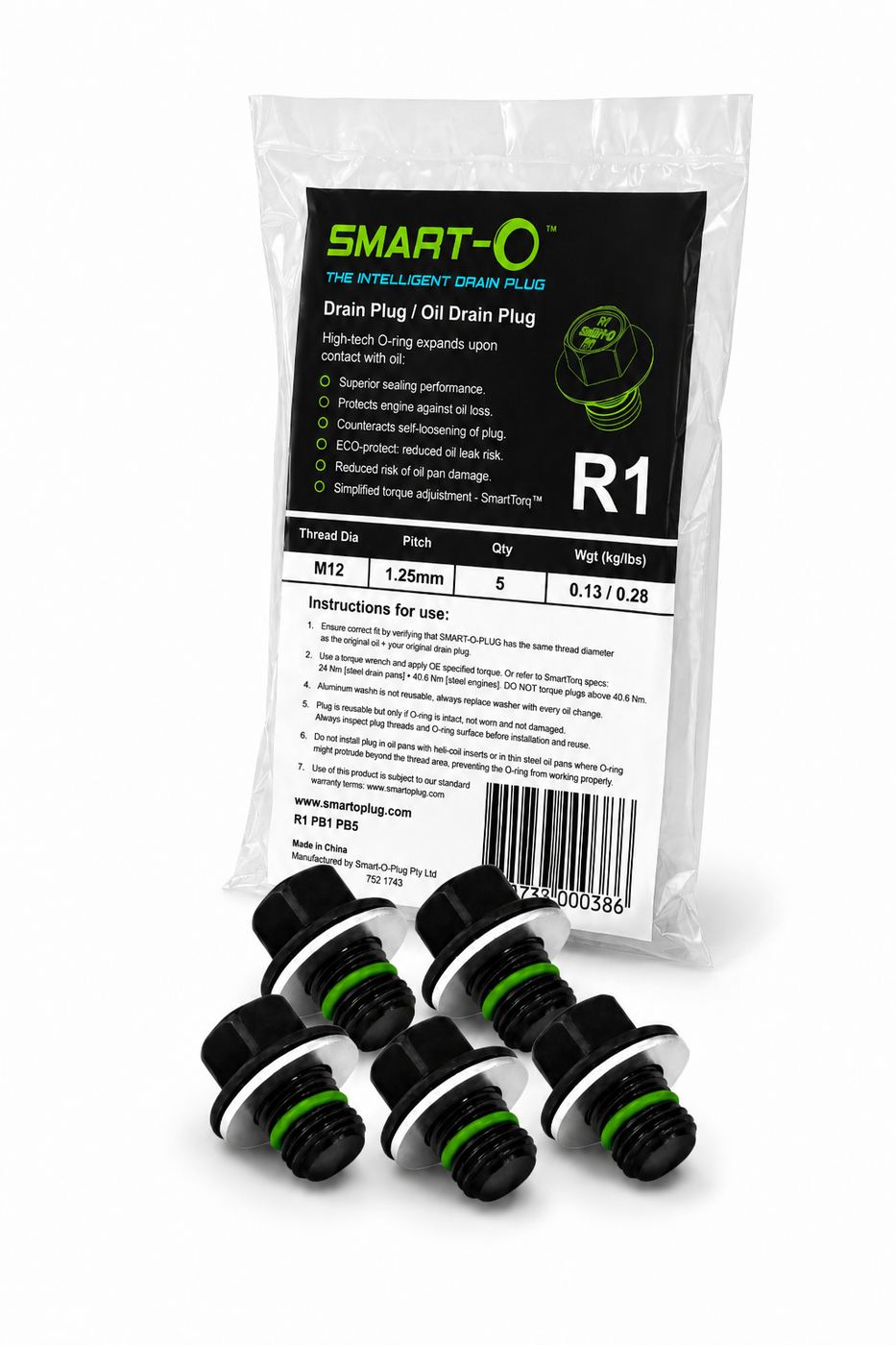 SMART-O® five plug service pack
