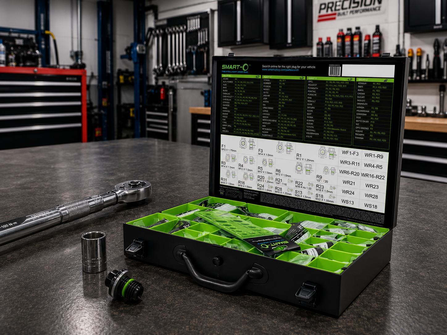 Open SMART-O® workshop case in a service environment